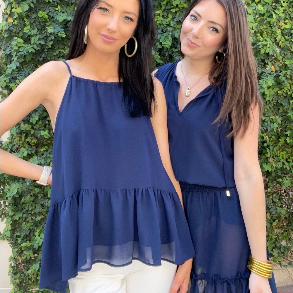 Veronica M Chiffon Halter Top